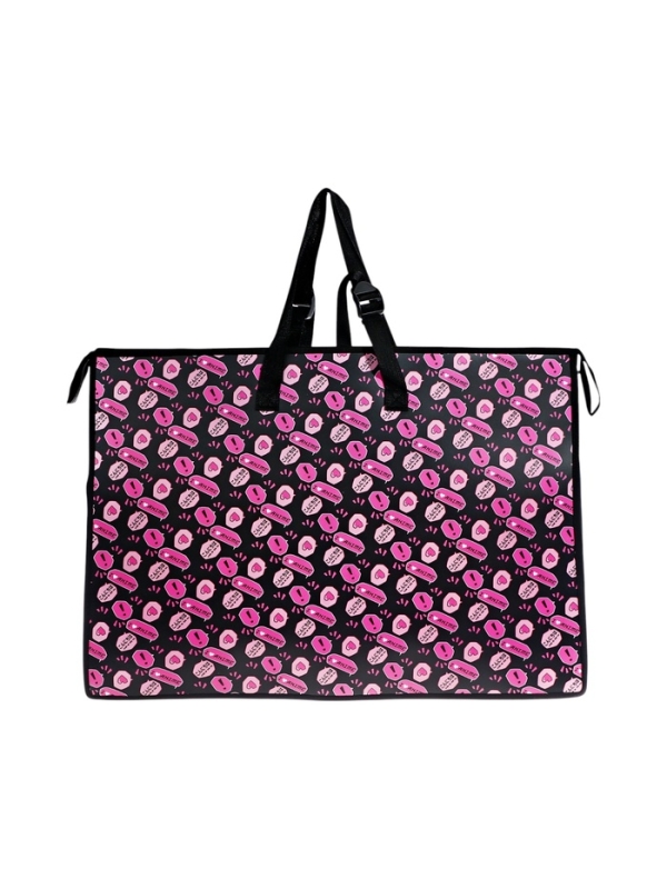 Папка А2 , 650х470х100 мм, deVENTE Папка А2 , 650х470х100 мм, deVENTE "I Love Anime", с ручками, пластиковая, молния сверху, внутренний карман