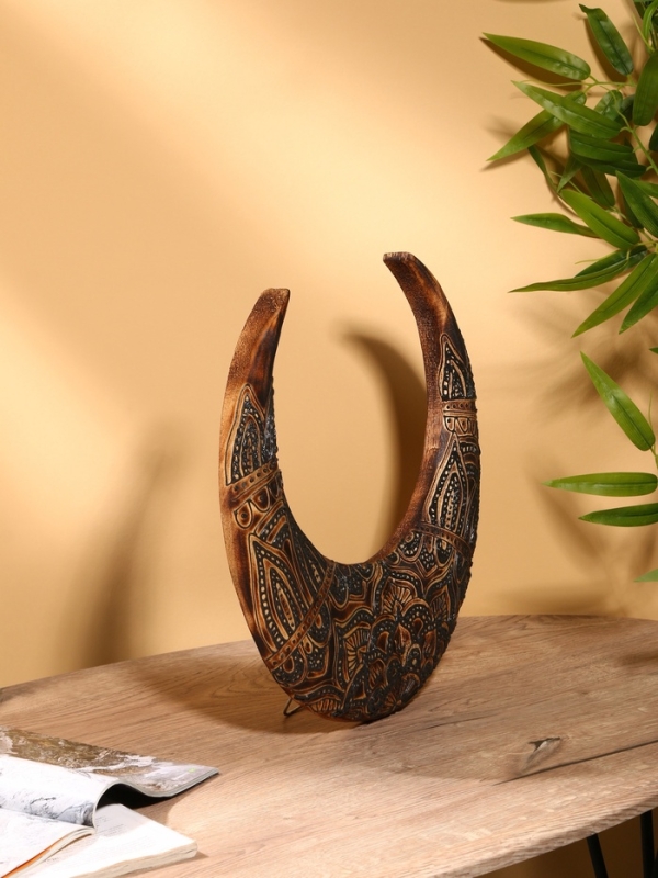 Декор интерьерный "Рога" дерево 40х6х40 см