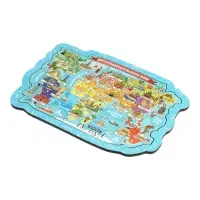 Пазл деревянный фигурный "Достопримечательности мира"