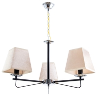 Люстра "Жозефина" 3хЕ14 40Вт чёрно-хромовый 58х58х34 см BayerLux Люстра "Жозефина" 3хЕ14 40Вт чёрно-хромовый 58х58х34 см BayerLux