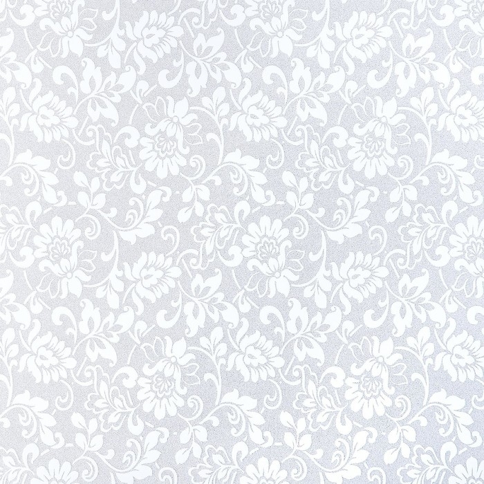 Плёнка самоклеящаяся &laquo;Орнамент&raquo;, 45&times;200 см, цвет белый