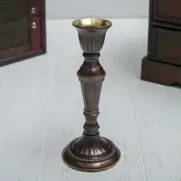 Подсвечник на 1 свечу &laquo;Кали&raquo;, 14&times;6.5&times;6.5 см, латунь