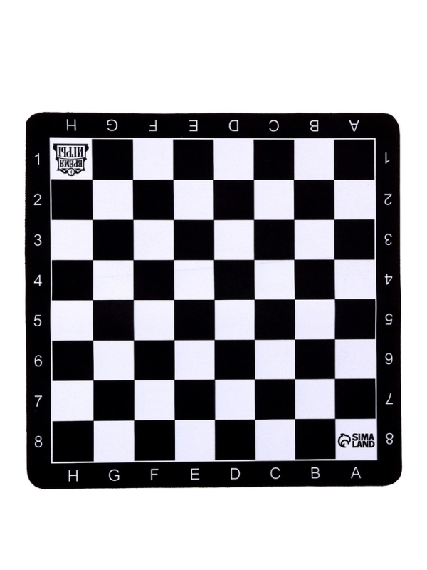Шахматное поле "Классика" 40 х 40 х 0.2 см, каучук