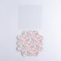 Коробка для печенья, кондитерская упаковка с пластиковой крышкой, &laquo;Цветы&raquo;, 10.5 х 10.5 х 3 см