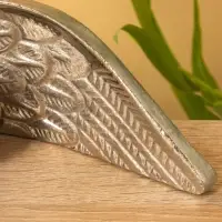 Подсвечник на 2 свечи "Крылья ангела" алюминий 30,5х6,5х7,5 см