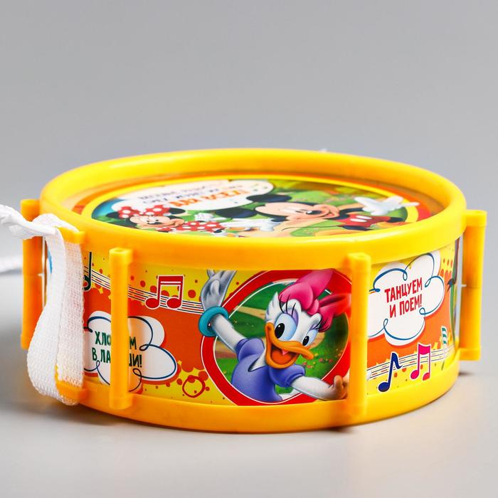 Барабан «Микки Маус и друзья: Весёлые ноты», МИКС Барабан «Микки Маус и друзья: Весёлые ноты», МИКС