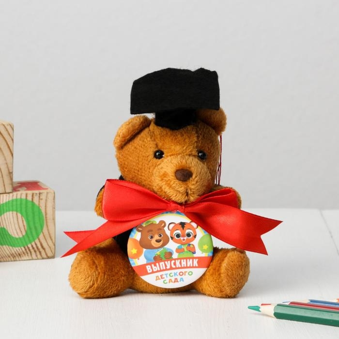 Мягкая игрушка и орден на Выпускной &laquo;Выпускник детского сада&raquo;, подарочный набор