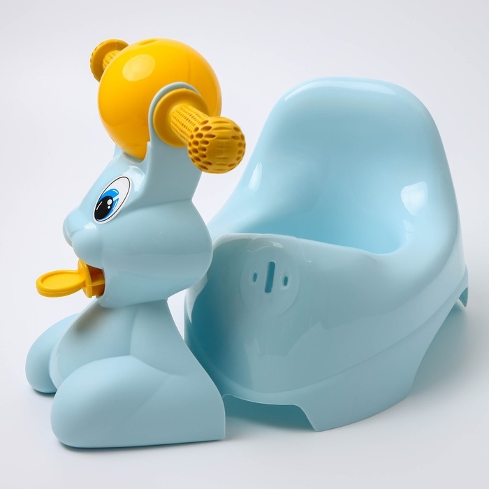 Горшок детский в форме игрушки «Зайчик Lapsi», цвет голубой Горшок детский в форме игрушки «Зайчик Lapsi», цвет голубой