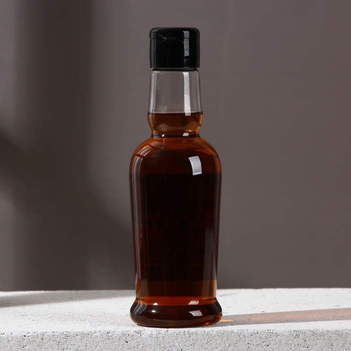 Новогодний гель для душа во флаконе коньяка &laquo;Первому во всём&raquo;, 250 мл, аромат древесный с пряными нотами, Новый Год