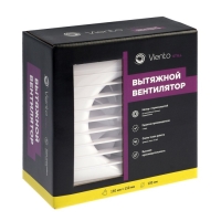 Вентилятор вытяжной "ВИЕНТО" 100С STILL, d=100 мм, 13 Вт, 130 м&sup3;/ч, подшипник, белый
