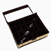 Органайзер для хранения  24 ячейки с крышкой "Милый дом", 34 х 28 х 10 см