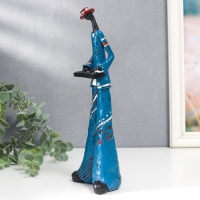 Сувенир полистоун "Джазмен - клавишник" 27х9,5х5,5 см