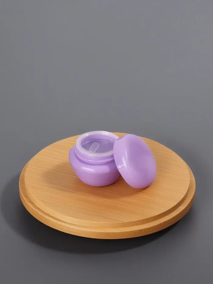 Баночки для хранения, фасовка 3 шт., 5 мл, фиолетовые, зелёные, синие