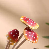 Сувенир "Коряга с грибочками" дерево Албезия, 30х10х17 см