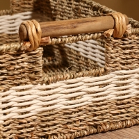 Корзина плетеная 36x21x15 см, сиграсс