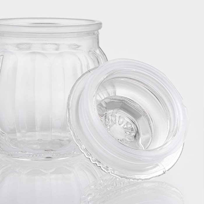 Банка для хранения сыпучих &laquo;Тыковка&raquo;, 200 мл, 8&times;10 см, стекло