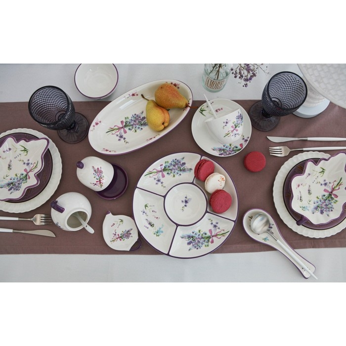 Лимонница Доляна &laquo;Лаванда&raquo;, 9&times;9 см, цвет белый