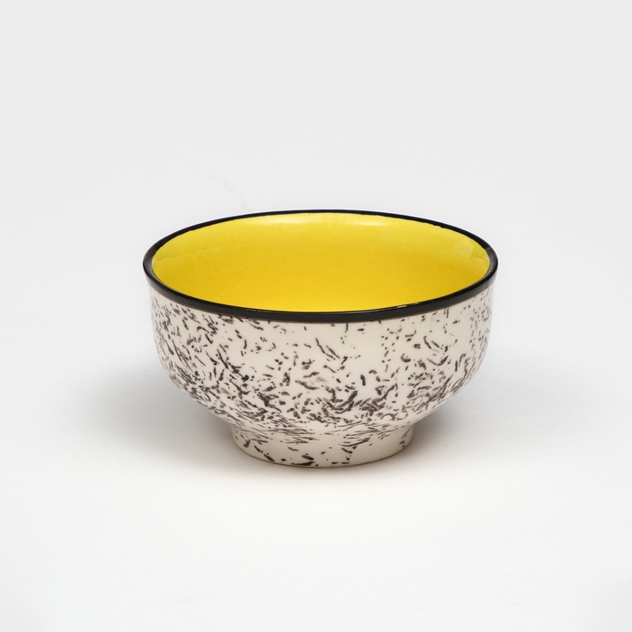 Пиала керамическая &laquo;Персия&raquo;, 200 мл, жёлтая, 1 сорт, Иран