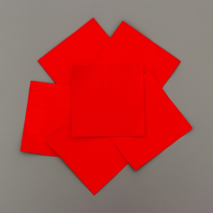 Фольга для конфет 10*10см 100шт., красная, фактура №2 Фольга для конфет 10*10см 100шт., красная, фактура №2