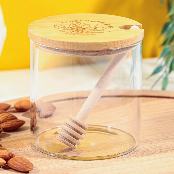 Банка для меда &laquo;Чудесного дня&raquo;, 300 мл