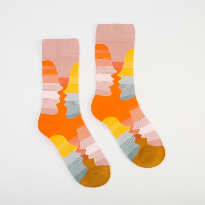 Носки MINAKU &laquo;Абстракция&raquo;, размер 36-39 (23-25 см)