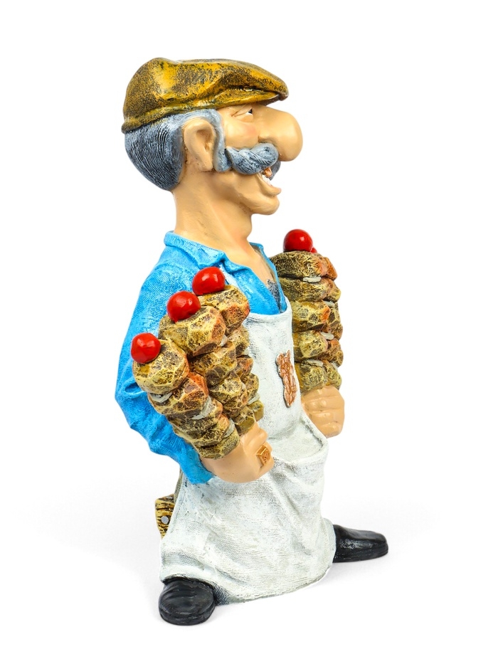 Садовая фигура из полистоуна &laquo;Шашлычник&raquo;, 60&times;29&times;40 см