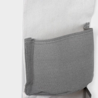 Органайзер подвесной с карманами LaDо́m, 3 отделения, 59&times;20 см, цвет серый