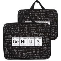 Папка с ручками текстильная А4, 360&times;245&times;70 мм, Calligrata Top &laquo;Гений&raquo;