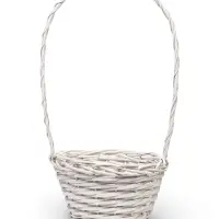 Набор корзин 2 шт, 27х77х17, 19х19х13,  лоза белый