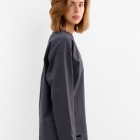 Лонгслив женский MINAKU: One Most Brand, цвет графит, ONESIZE