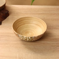 Миска 15х15х6 см, бамбук