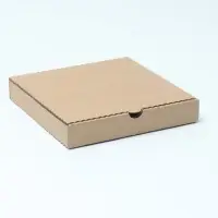 Коробка для пиццы, крафт 25&times;25&times;4 см