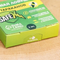 Борные ловушки от тараканов "SAFEX", 6 шт