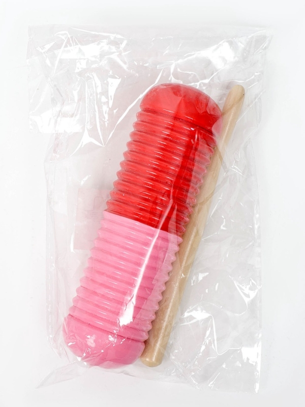 Музыкальный инструмент Гуиро Music Life трещотка, 14 х 4,5 см, розовый с красным Музыкальный инструмент Гуиро Music Life трещотка, 14 х 4,5 см, розовый с красным