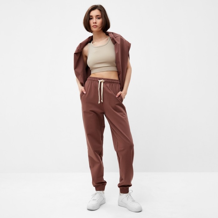 Костюм женский (джемпер, брюки) MINAKU: Casual Collection цвет шоколадный, размер 46 Костюм женский (джемпер, брюки) MINAKU: Casual Collection цвет шоколадный, размер 46