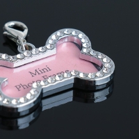 Адресник под записку "Косточка" большой, 4,3 х 2,8 см Адресник под записку "Косточка" большой, 4,3 х 2,8 см