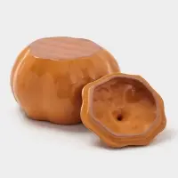 Горшок для запекания Борисовская керамика &laquo;Тыква&raquo;, 600 мл, оранжевый