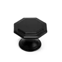 Ручка-кнопка ТУНДРА LIGHT РК034BL, цвет черный