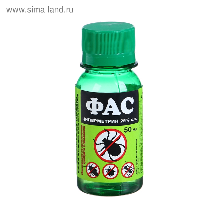 Концентрат эмульсии от насекомых Концентрат эмульсии от насекомых "Циперметрин" 25%, 50 мл