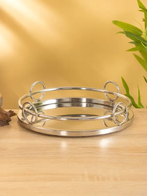 Поднос "Космо" 27х27х7 см, нерж. сталь