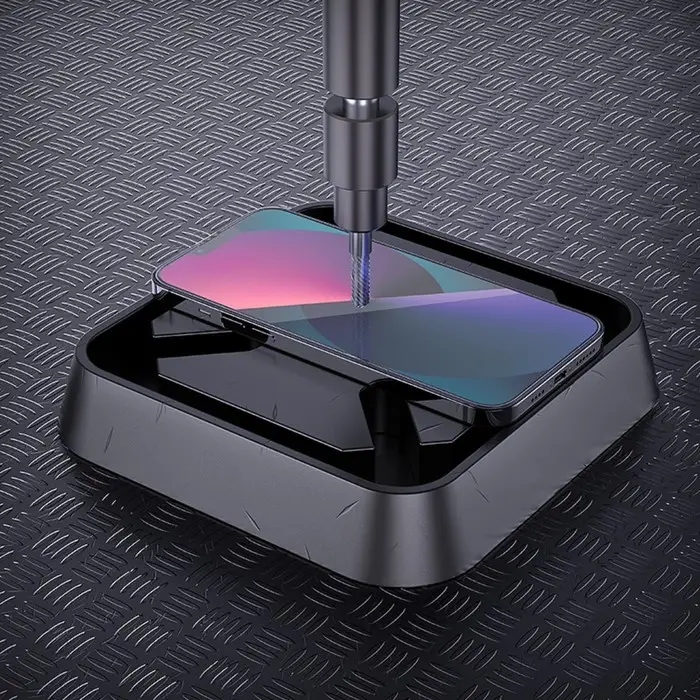 Защитное стекло Hoco A26, для iPhone 13 Pro Max,с защитной сеткой для микрофона,черная рамка