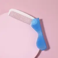 Расчёска складная, 17,3 &times; 3,1 см, цвет синий/белый