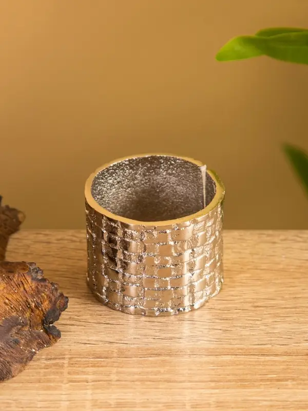 Кольца для салфеток (набор 4 шт) алюминий 15х12,5х5 см