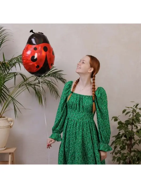 Воздушный шар фольгированный 24" &laquo;Божья коровка&raquo;