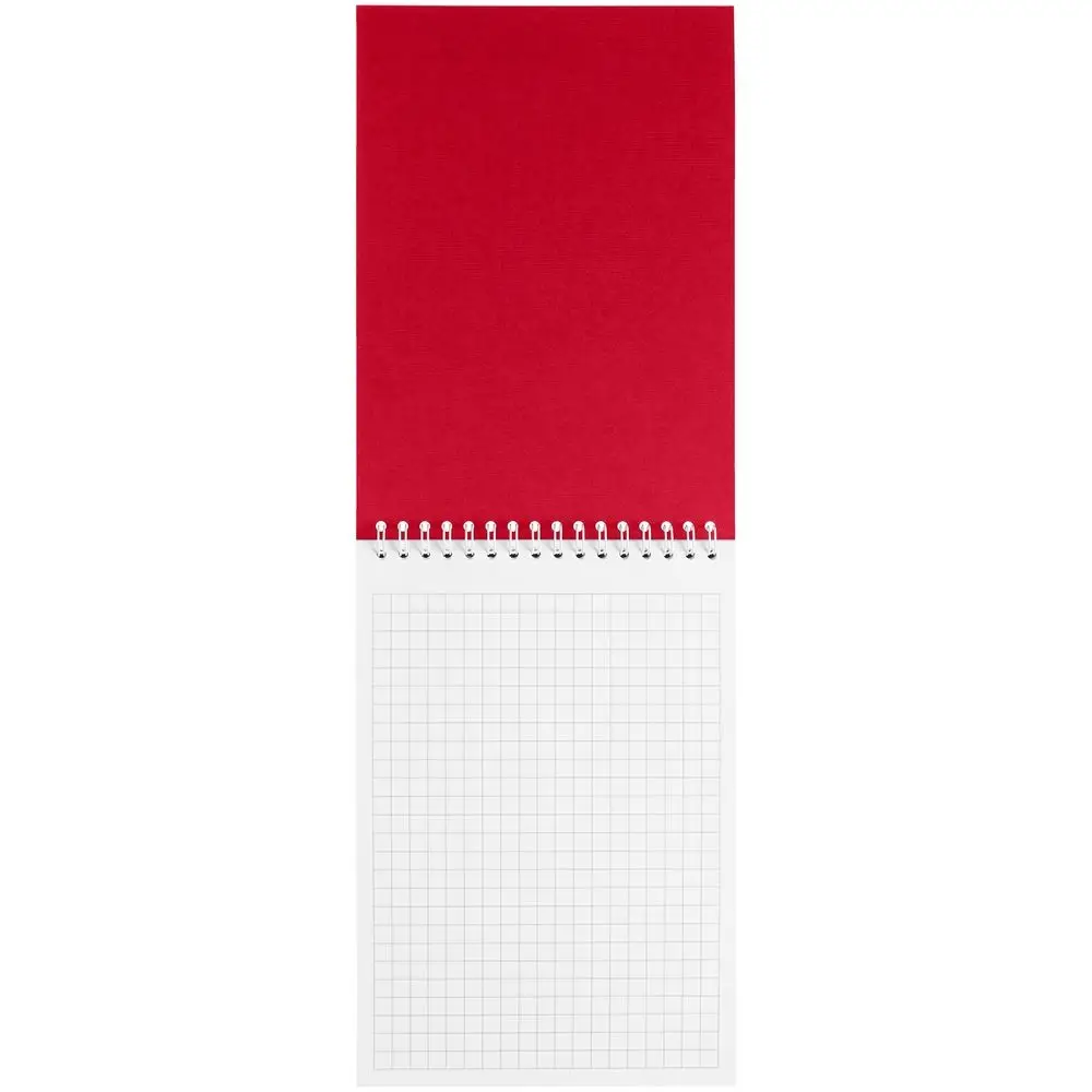 Блокнот Dali в клетку, красный