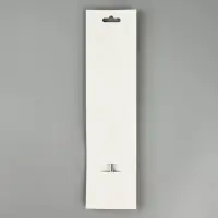 Перо белое с серебром (наконечник ручка), дл.25 см