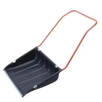 Движок пластиковый для уборки снега, ковш МИКС 750 &times; 550 мм, металлическая планка, металлическая ручка цвет МИКС