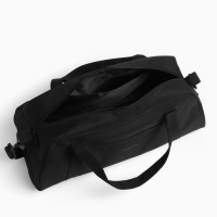 Сумка спортивная на молнии, размер универсальный, цвет черный