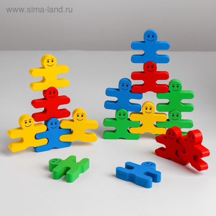 Развивающая игра балансир &laquo;Человечки&raquo; 19х11,5х4 см