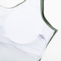 Купальник слитный Basic MINAKU, цвет зелёный, размер 48